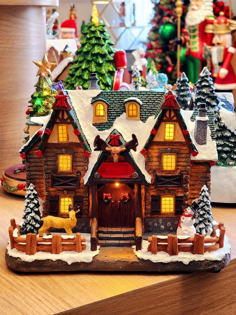 CENÁRIO VILA NATALINA CHALÉ NEVADO 21CM  - PRÉ VENDA 2025