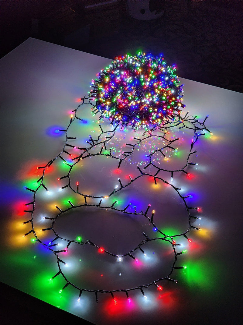 PISCA FESTÃO 1600 LEDS 50 METROS COLORIDO COM STROBO COLORIDO BIVOLT USO INTERNO E EXTERNO - PRÉ VENDA