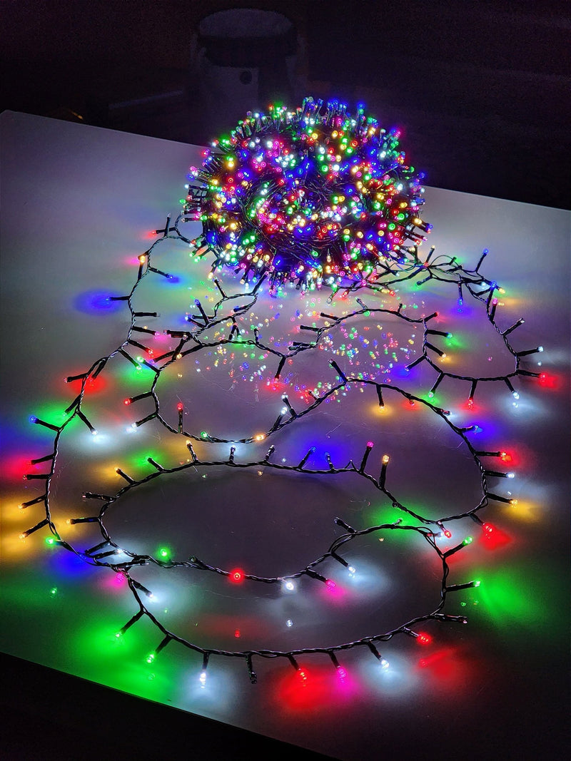 PISCA FESTÃO 1600 LEDS 50 METROS COLORIDO COM STROBO COLORIDO BIVOLT USO INTERNO E EXTERNO - PRÉ VENDA