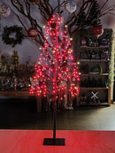 ÁRVORE FIO DE FADA COM 248 LEDS 100CM VERMELHA BIVOLT