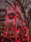 ÁRVORE FIO DE FADA COM 248 LEDS 100CM VERMELHA BIVOLT