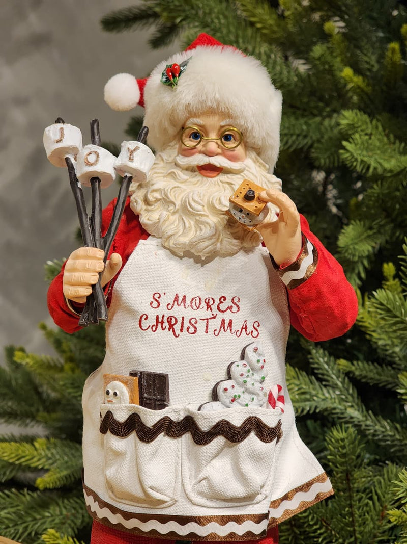 PAPAI NOEL MARSHMALLOW COLEÇÃO KURT S. ADLER 27CM